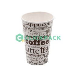 Pahar carton 16oz bauturi calde imprimat