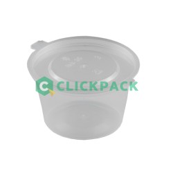 Sosiera rotunda PP cu capac atasat 70cc